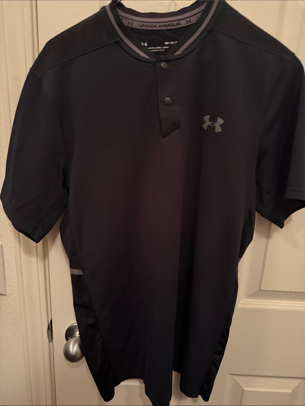 Under Armour Black Short-Sleeve Performance Polo